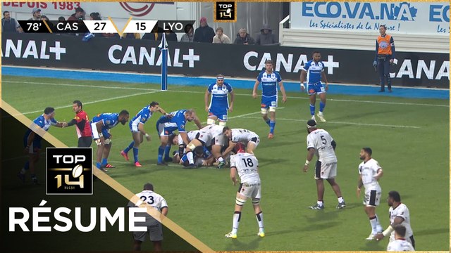 TOP 14 - Résumé Castres Olympique-LOU Rugby: 27-22 - J20 - 2022-2023
