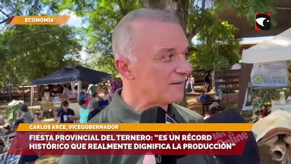Fiesta provincial del ternero es un récord histórico que realmente dignifica la producción