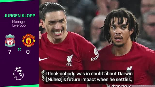 "One of the best for a long time" - Klopp savours Liverpool crushing Man United
