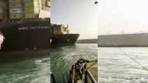 رجال هيئة قناة السويس دوما على قدر التحدي… مقتطفات من عبور سفينة الحاويات MSC ISTANBUL بالقناة
