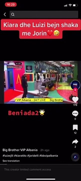 Kiara xheloze per Jorin dhe Luizin