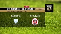 TOP 14 - Essai de Vinaya HABOSI (R92) - Racing 92 - Stade Toulousain - Saison 2022:2023