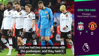 Ten Hag blasts 'unprofessional' United players after Liverpool humiliation