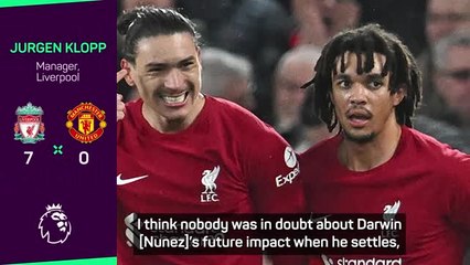 "One of the best for a long time" - Klopp savours Liverpool crushing Man United