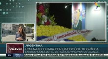 Argentinos rinden tributo a Hugo Chávez