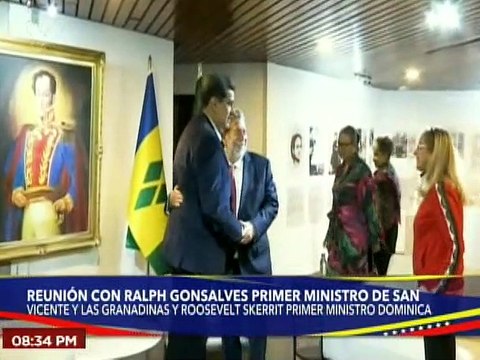 Pdte. Maduro se reúne con Primer Ministro de San Vicente y las Granadinas y el de Dominica