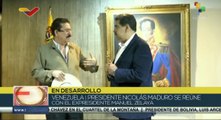 Nicolás Maduro se reúne con expresidente de Honduras Manuel Zelaya