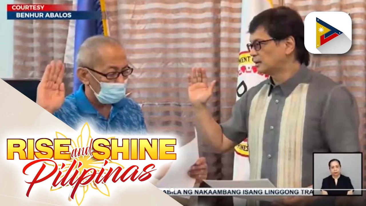 Negros Oriental Vice Gov. Carlo Jorge Joan Reyes, nanumpa na bilang Gobernador ng lalawigan