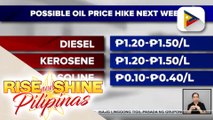 Mahigit P1 na taas-presyo sa diesel at kerosene, ipatutupad sa Martes; presyo ng gasolina, tataas din