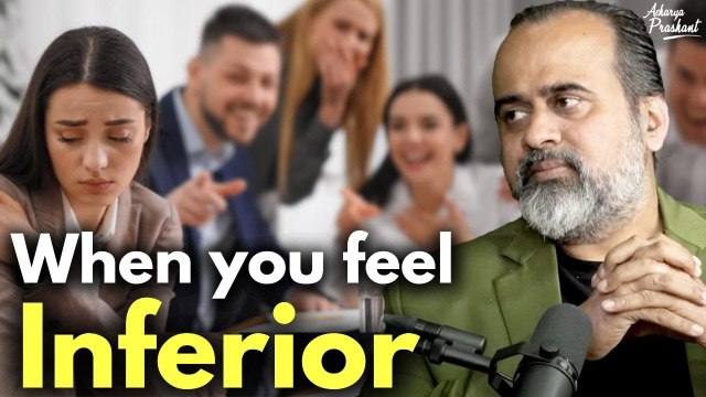 When you feel inferior to your peers || Acharya Prashant, at SPIT Mumbai (2022)