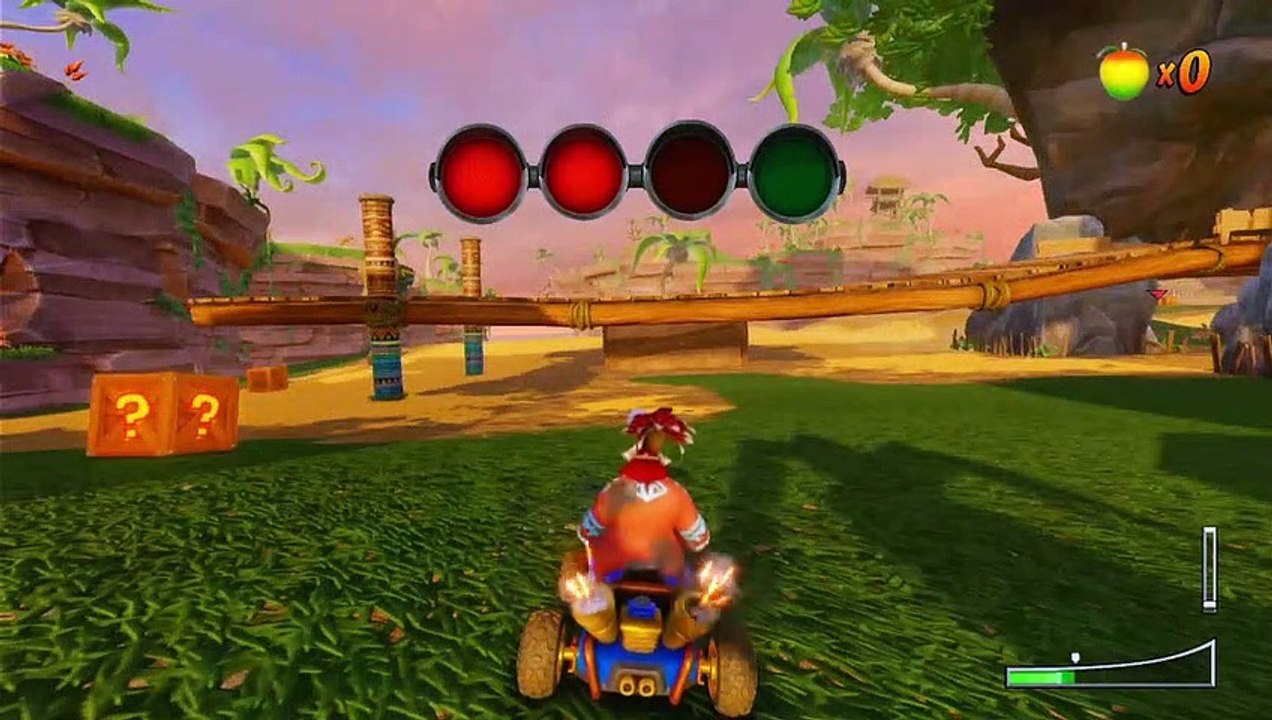 Skull Rock Steal The Bacon Gameplay - Crash Team Racing Nitro-Fueled