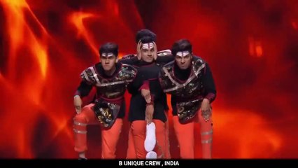 Best Dance Performance by B Unique Team  | Judges Shocked by watching the performance | Shiva Fusion | 3FrameZ