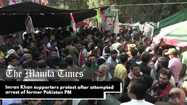 Imran Khan supporters protest after attempted arrest of former Pakistan PM