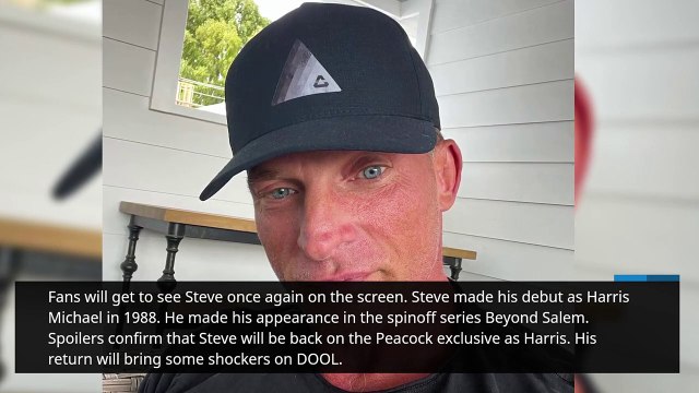 Days of Our Lives Spoilers_ Steve Burton’s Returns - When's Harris Michaels' Air