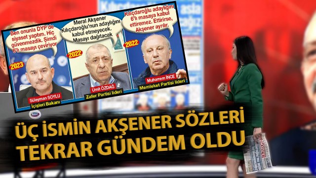 Süleyman Soylu, Muharrem İnce ve Ümit Özdağ'ın Meral Akşener Sözleri Tekrar Gündem Oldu!