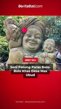 seni patung paras bolo bolo khas desa mas ubud