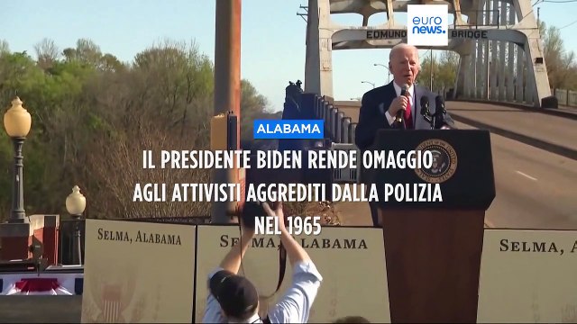 Stati Uniti: Joe Biden a Selma per anniversario Bloody Sunday