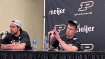 Purdue players following 76-71 win over Illinois