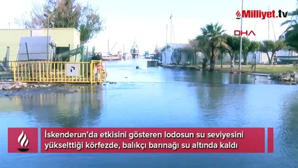 İskenderun'da alarm: Deniz seviyesi yükseldi