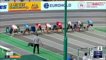 37. Avrupa Salon Atletizm Şampiyonası'nda korkutan anlar! İspanyol atlet son engelde feci düştü