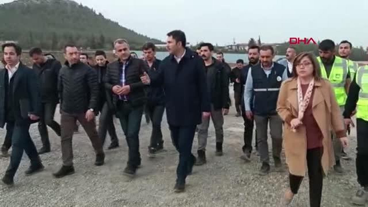 BAKAN KURUM, İSLAHİYE'DE GEÇİCİ BARINMA ALANLARINI İNCELEDİ