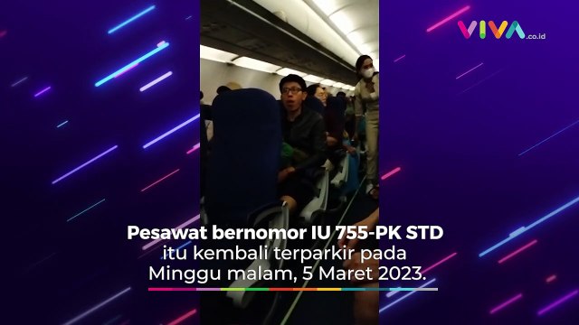 Penumpang Panik Mesin Pesawat Super Jet Air Keluarkan Suara