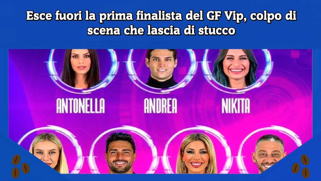 Esce fuori la prima finalista del GF Vip, colpo di scena che lascia di stucco