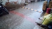 राजस्थान में आंधी-बारिश और ओलावृष्टि का अलर्ट, यहां बारिश के साथ गिरे ओले
