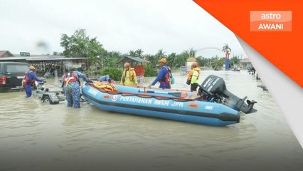 Jumlah mangsa banjir menurun, namun Johor masih serius