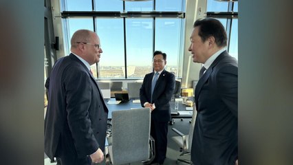 [기업] SK 최태원, 덴마크 풍력터빈 CEO 만나 협력방안 논의 / YTN