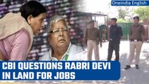 Rabri Devi questioned by CBI in land for jobs scam | Oneindia News