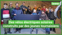 Des vélos électriques solaires construits par des jeunes Tournaisiens