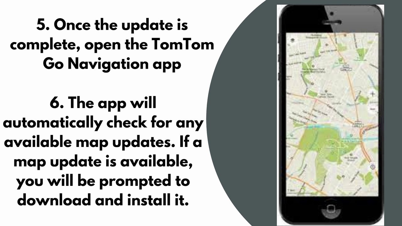 how to update tomtom in go navigation app