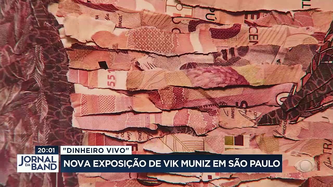 "Dinheiro vivo":  Nova exposição de Vik Muniz em São Paulo 06/03/2023 08:08:58