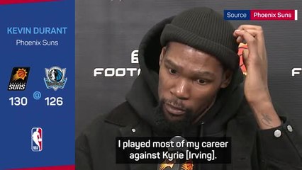 'No emotion at all' - Durant unfazed about facing Irving