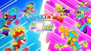 SUPERTHINGS NEON POWER EPISODE - Kazoom Power and the plan at the SECRET BASE  | Cartoons SERIES