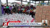 GMA Kapuso Foundation, namahagi ng tulong sa ilang residenteng naapektuhan ng oil spill sa Oriental Mindoro | 24 Oras
