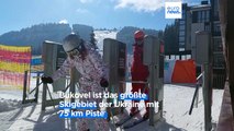 Schnee und Kirschlikör: Ukrainisches Skigebiet bietet Ablenkung vom Krieg