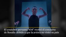 El youtuber peruano “iOA” recreó el concierto  de Rosalía debido a que la artista no visitó su país