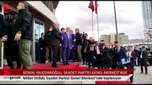 Kemal Kılıçdaroğlu ile Meral Akşener Saadet Partisi Genel Merkezi'ne geldi