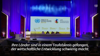 Guterres: Arme Staaten sind in "Teufelskreis" gefangen