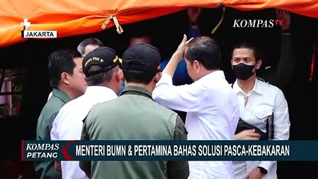 Menteri BUMN, Erick Thohir dan Pertamina Bahas Solusi Pasca-Kebakaran Depo Plumpang