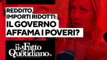 Reddito di cittadinanza, importo ridotto: il governo affama i poveri? Segui la diretta con Peter Gomez