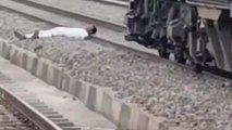 मैहर: रेलवे स्टेशन की पटरी में युवक ने रखा अपना सिर , आत्महत्या करने का किया प्रयास