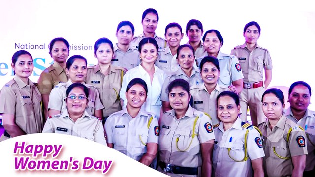 Delhi Crime Fame Rasika Dugal Celebrates Women's Day With Female Cops