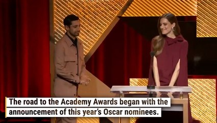 The Internet Is Obsessed With Allison Williams And Riz Ahmed's Oscar Nomination Presentation