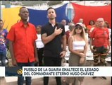 Habitantes del edo. La Guaira rindieron sentido homenaje al Comandante Supremo Hugo Chávez