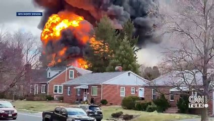 ABD’de devrilen tanker yangına yol açtı