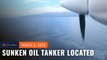 Sunken oil tanker in Oriental Mindoro located