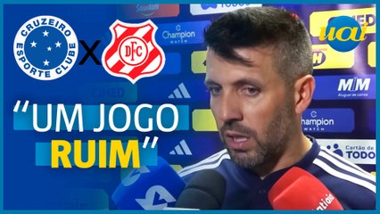 Cruzeiro: Pezzolano admite "jogo ruim" contra Democrata-SL